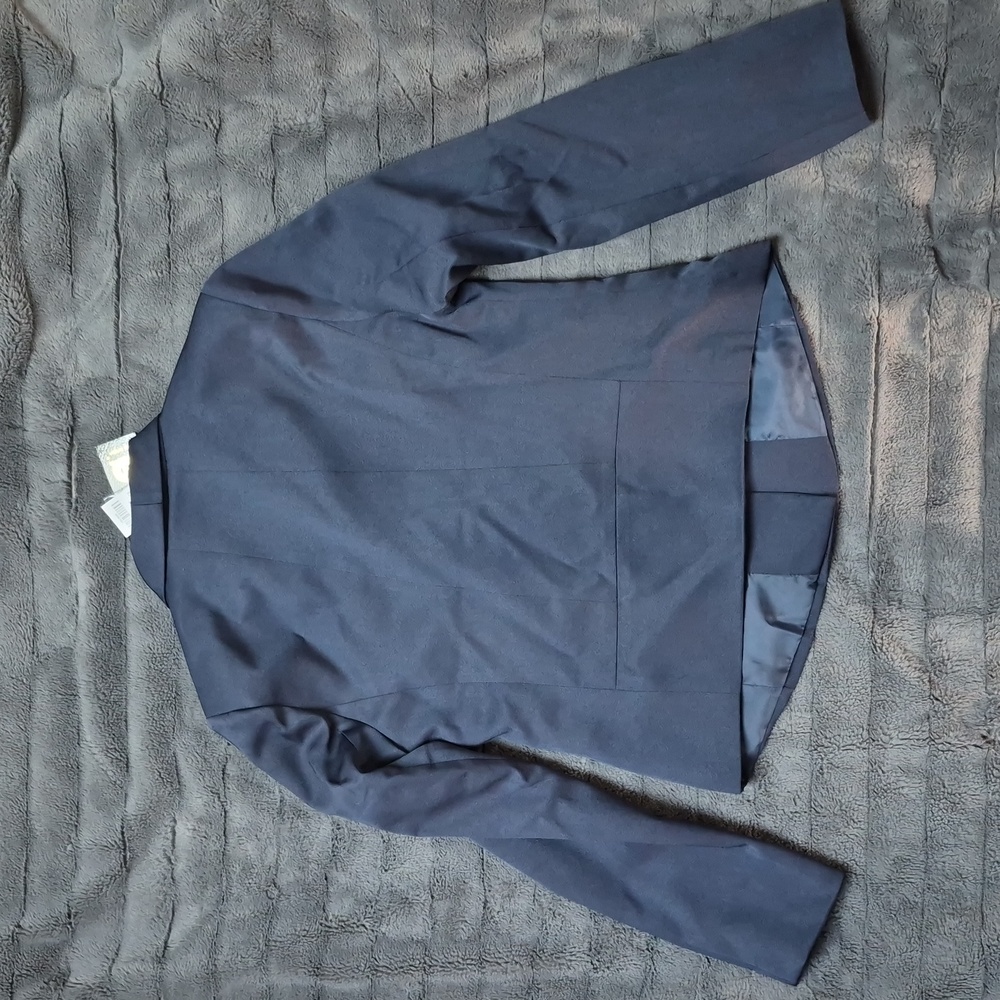 QED London Women's Navy 2 Button Blazer Size Large, New With Tags! - Picture 9 of 13